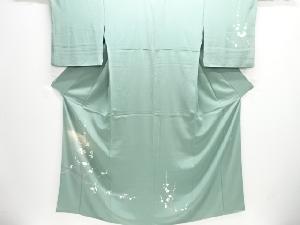 作家物　手描き友禅　枝花模様訪問着